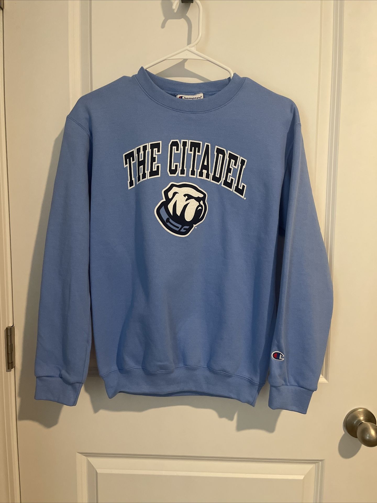 NWT Champion Size YL (10-12) Blue Long Sleeve Sweatshirt