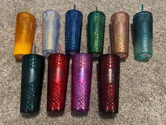 Starbucks Jeweled Tumbler Collection All Info in Description & Photos