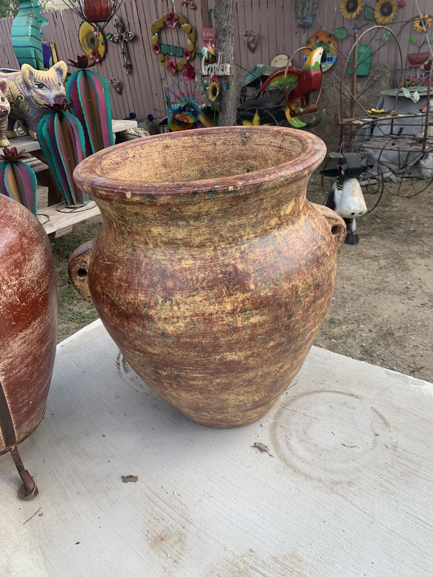 Mexican Clay Planter 