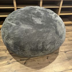 Jumbo Grey Beanbag 