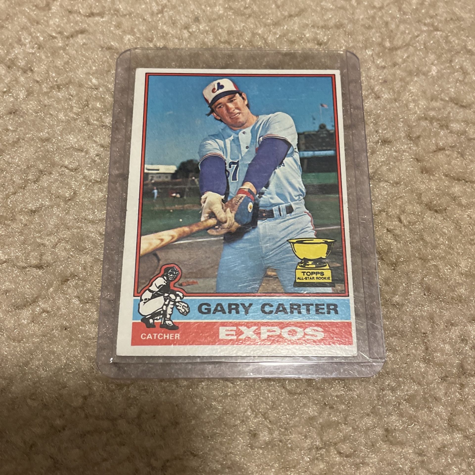 1976 Topps Gary Carter Montreal Expos #441 Baseball Card 