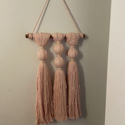 Pink Tassle Decor