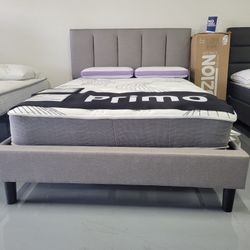 Firm Hybrid Mattress Sale! Cooling Gel And Green Tea Foam Super Comfy Bed In A Box Available In Twin Full Queen And King Size 