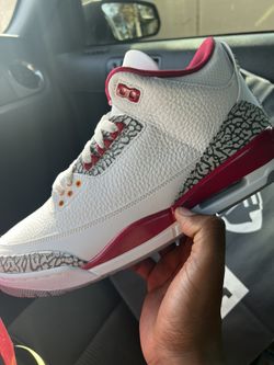 Jordan 3 Cardinal Red Size 11 DS