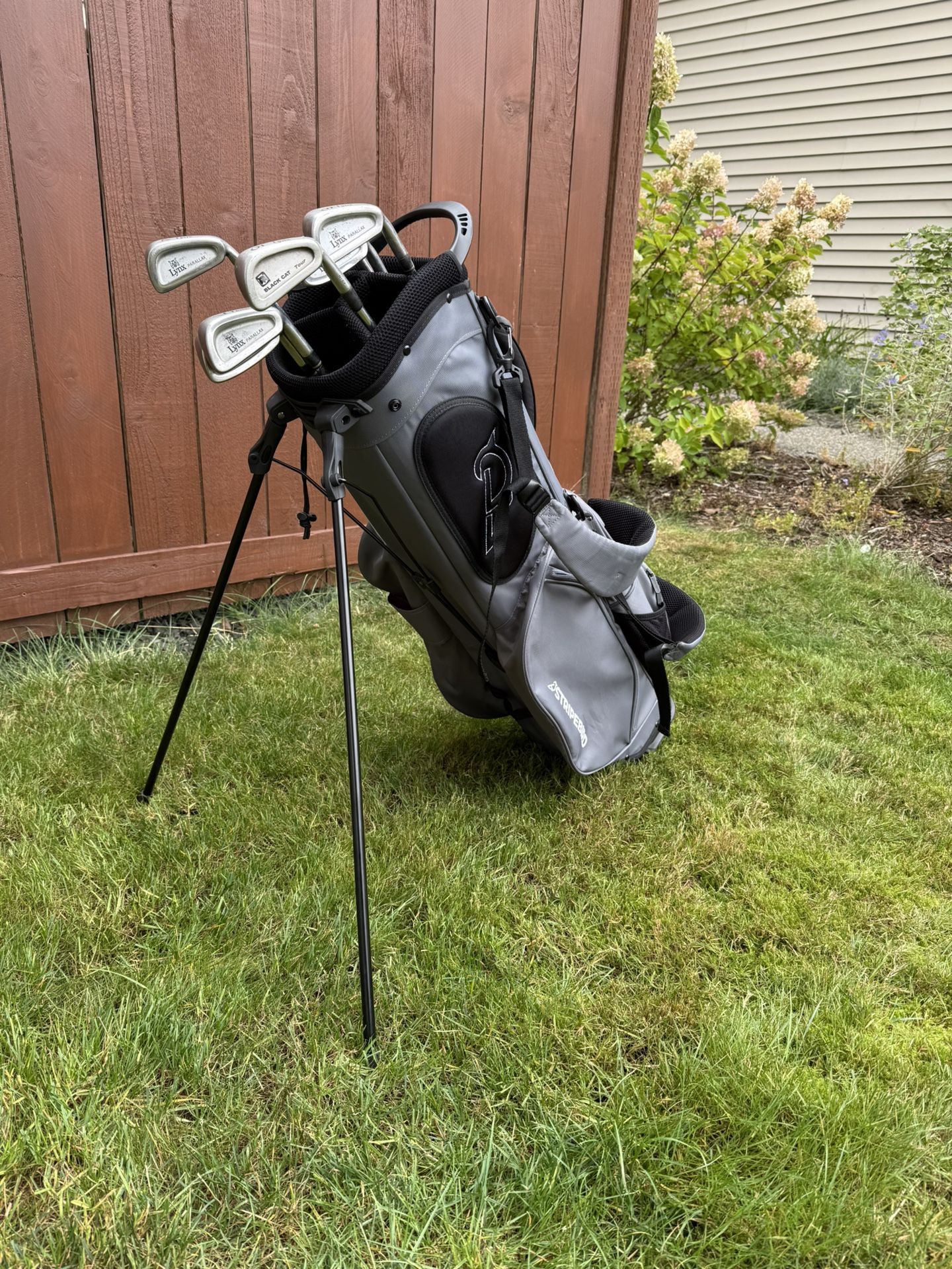 Golf Clubs and New Golf Bag 