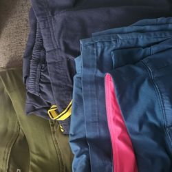 2x Women's Scrub Pants 3 Pairs