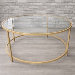 Round Glass Coffe Table