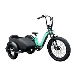 OUKA Ebike sidecar adult electric bicycle three wheel bike