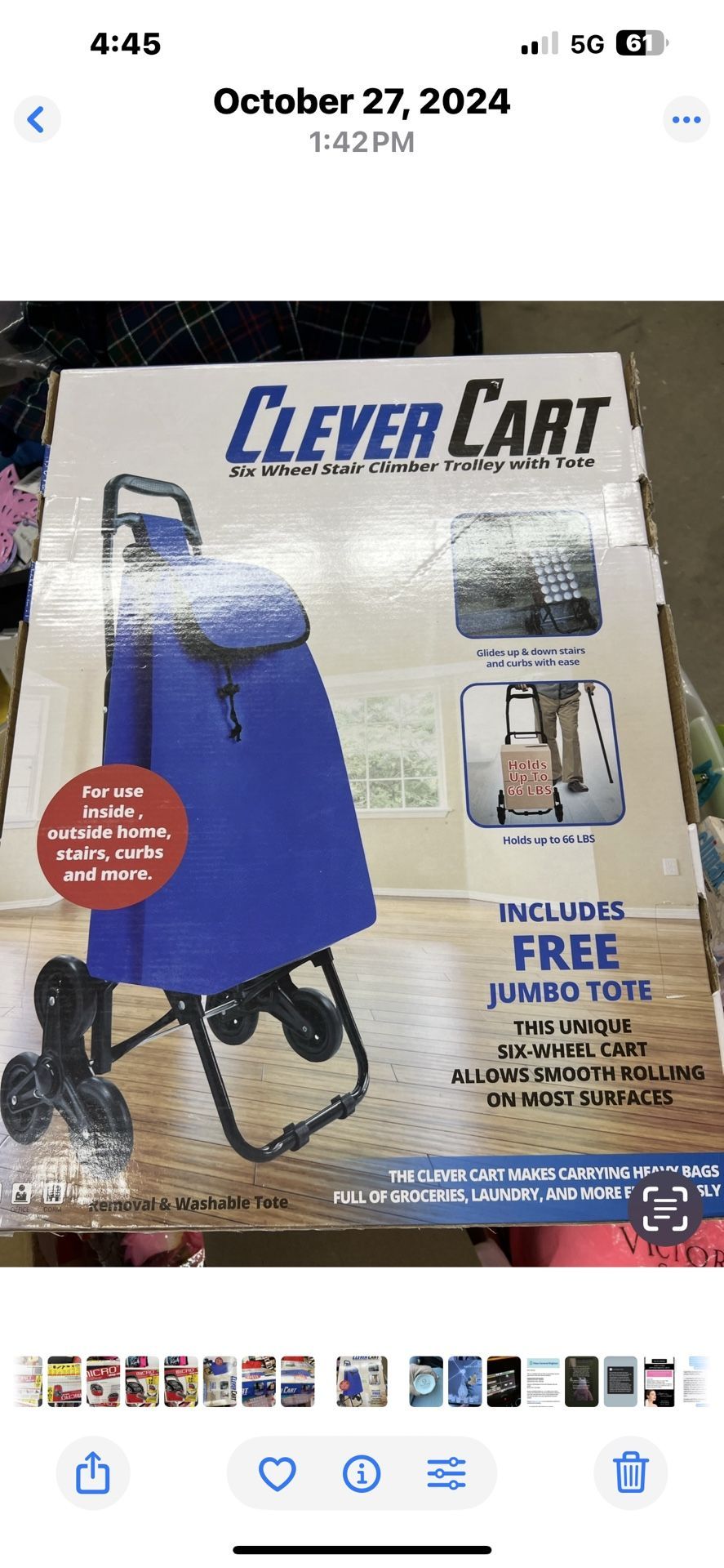 Six Wheel “Dolly” Clever Cart