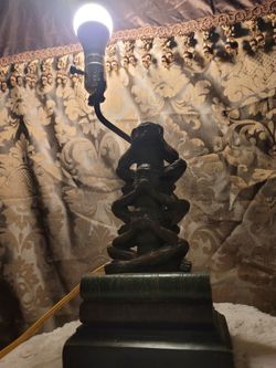 See No Evil/ Speak No Evil Hear No Evil Lamp Vintage