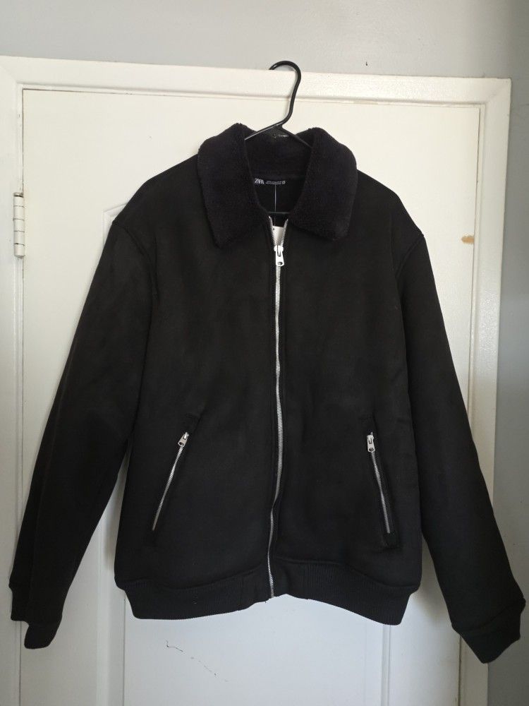 Men's Zara Jacket Faux Leather Suede Sherpa XI
$125