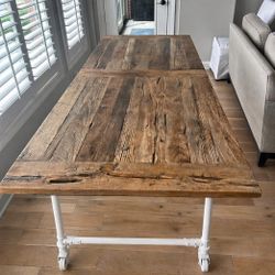 Restoration Hardware Flatiron dining table 