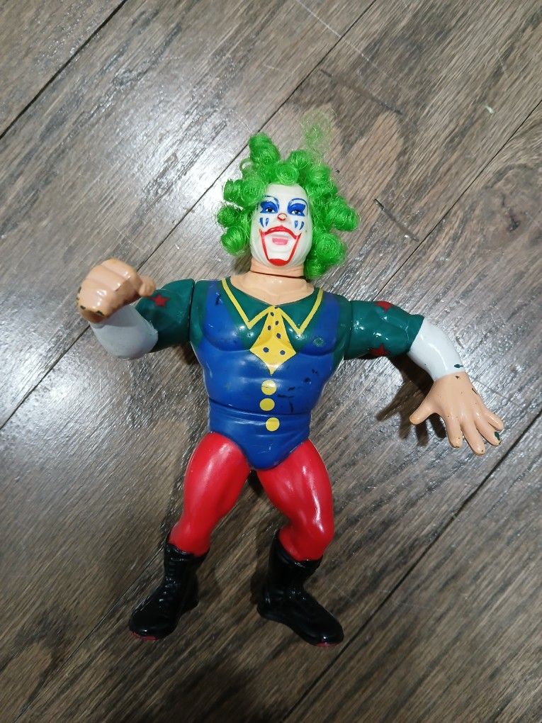 WWE WWF Doink The Clown Wrestling Action Figure 90s Hasbro $50 OBO