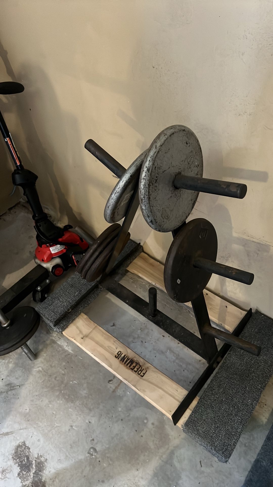 Full workout bench set