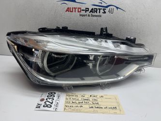 2016 - 2017 - 2018 BMW 3 SERIES 328i RIGHT PASSENGER LED HEADLIGHT OEM AY82398