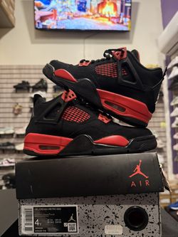Jordan 4 Red Thunder 4Y