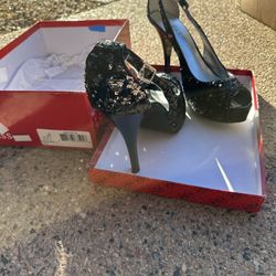 Black Sequence, High Heels