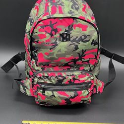 Badgley Mischka Nylon Pink Camo Backpack