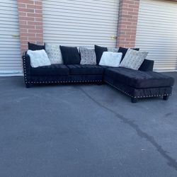 Black Sectional