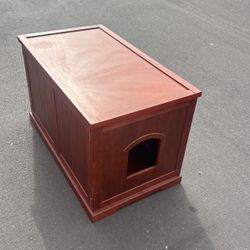 Washroom Bench, new walnut cat