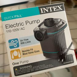 Intex Electric Air Pump 120V  (New) $15