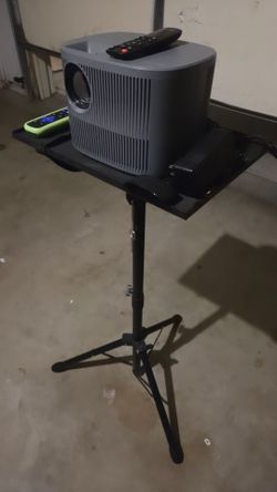 1080p RCA projector with tripod stand!