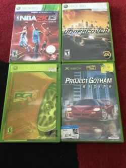 Xbox and Xbox 360 games $5 each Tempe