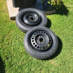 DONUTS/SPARES - ONE 16" AND ONE 15" 5X114.3