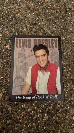 Elvis Presley metal sign