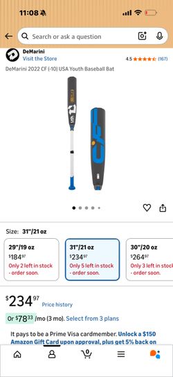 Demarini bat UFX-22