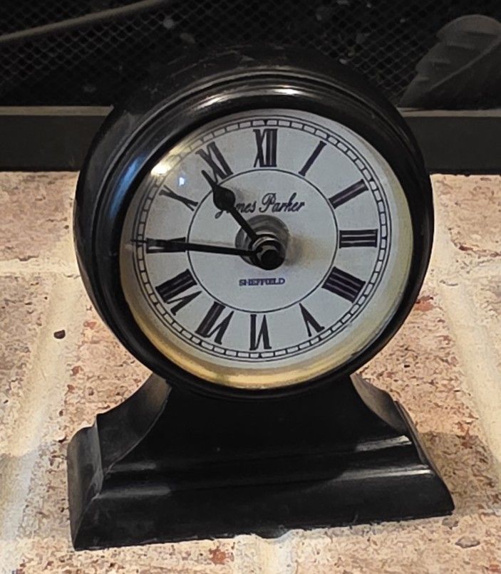 Small James Parker Sheffield Table Clock!