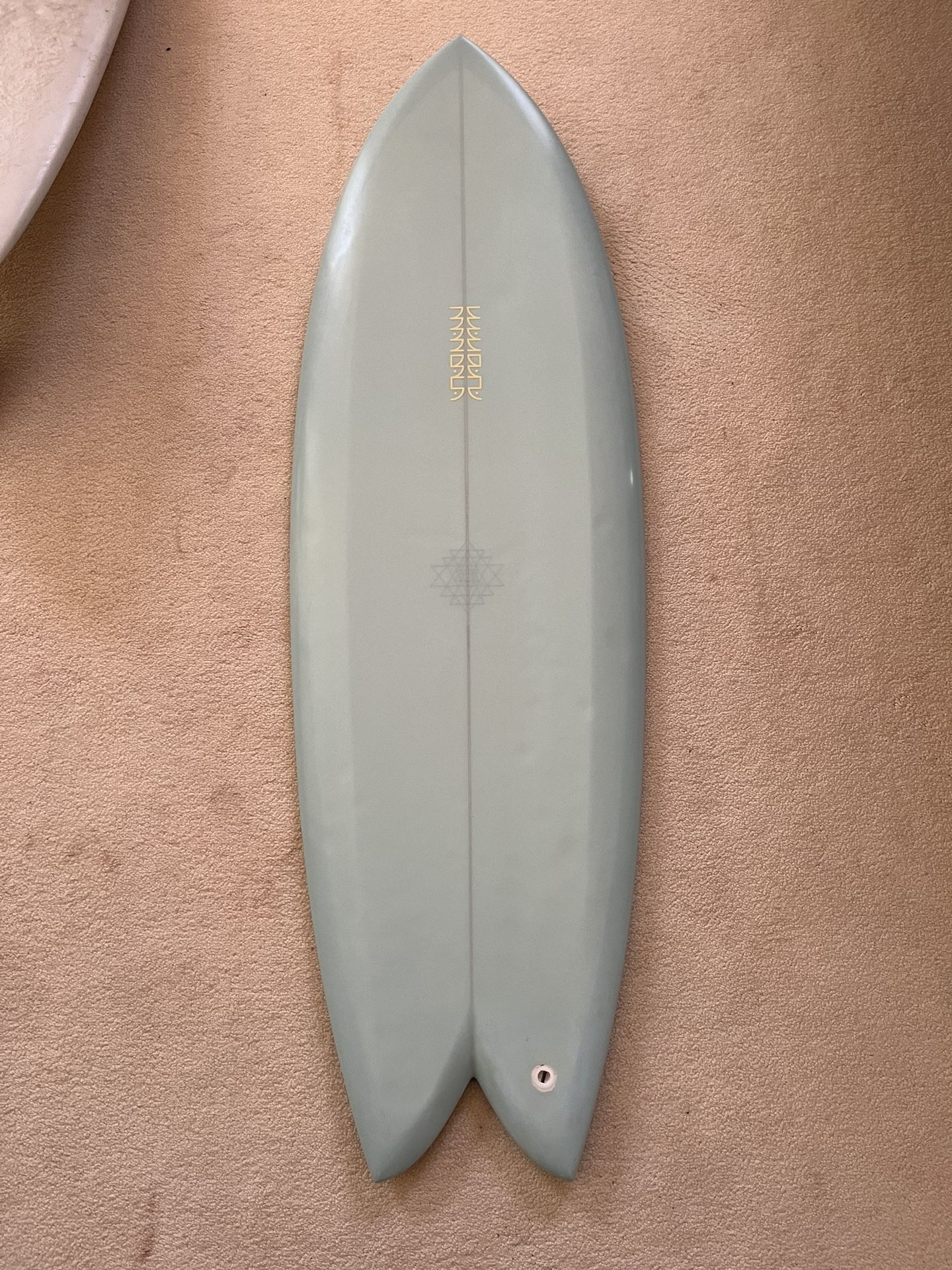 5’4” Mandala Quad Fish Surfboard