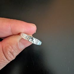 Silver .925 Lucky Ring Size 8.5 , 9 And 10