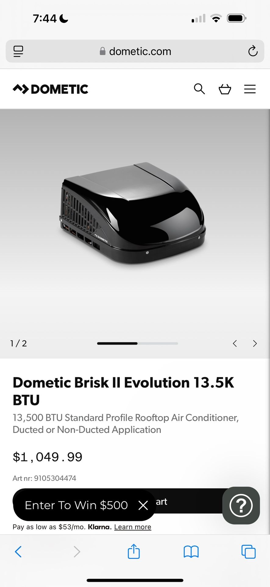 Domestic Brisk II 13.5k