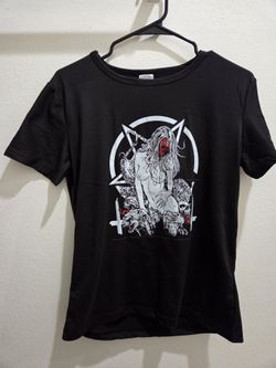 Goth horror halloween metal punk rave t-shirt