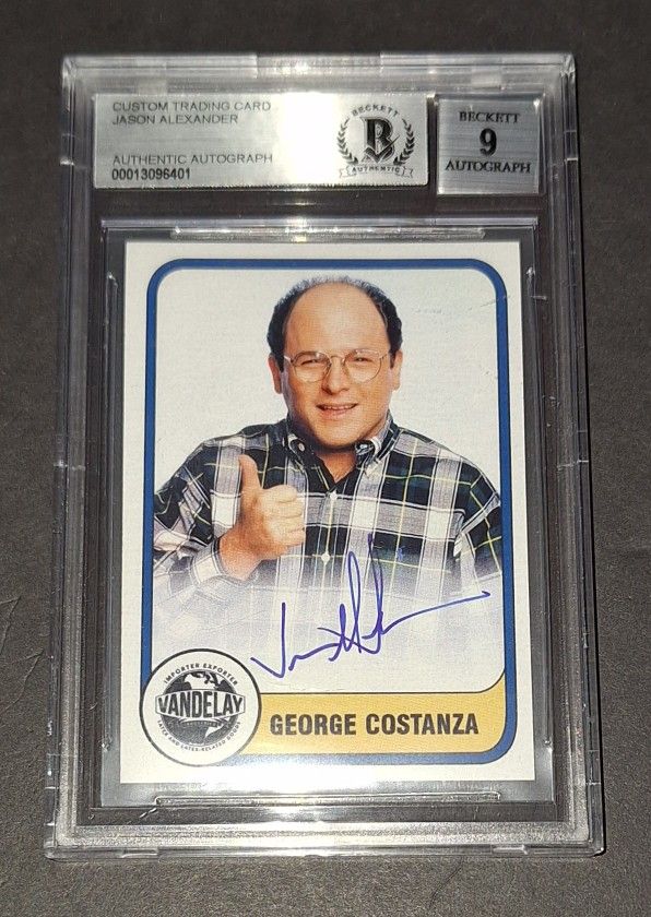 🔥Jason Alexander autographed card Beckett COA🔥