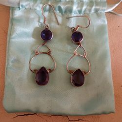 Tanzanite 925 Sterling Silver Earrings