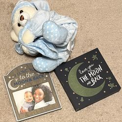 Nursery decor to the moon and back
