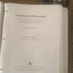 Looking At Philosophy The Unbearable Heaviness Of Philosophy Made Lighter By Donald Palmer