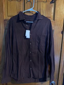 Brown Button Up Size Medium