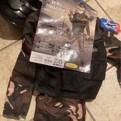 Boy Costume Size 4-6 Army Costume Brand New