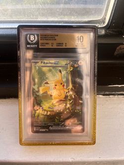 Pikachu EX SIR BGS 10 Pristine Graded Card