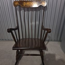 Antique Wooden Rocking Chair 