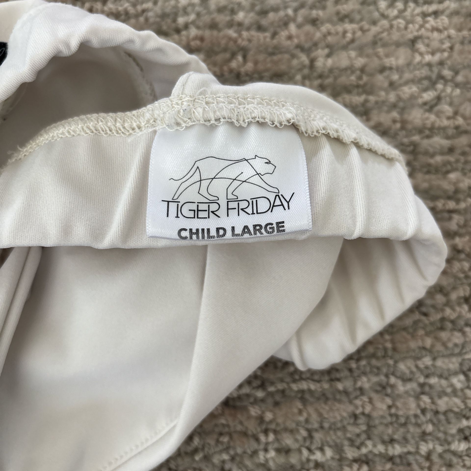 Cream Tiger Friday top