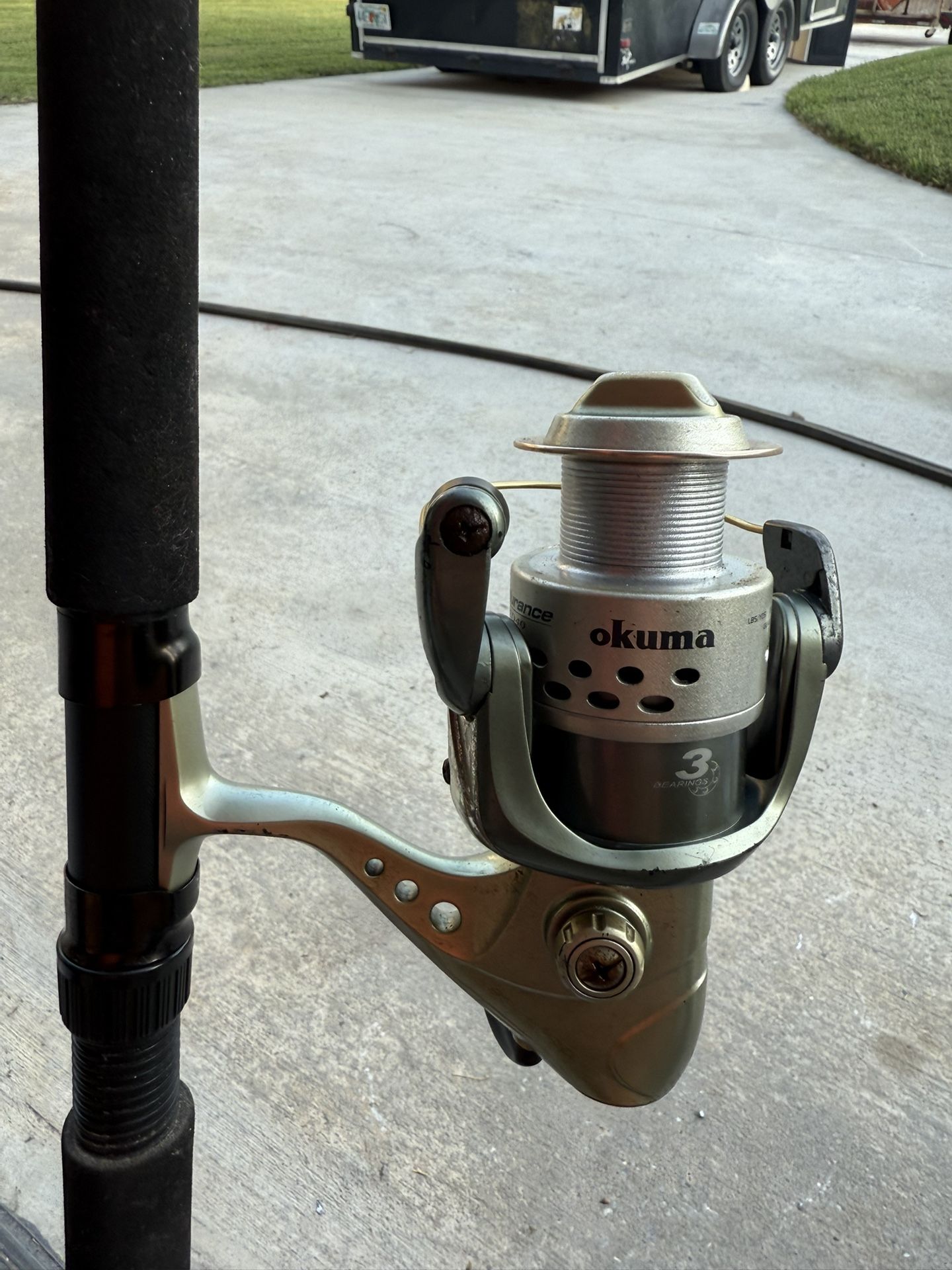 Okuma Endurance ED40 spinner on 7’ Master Spectra rod #37