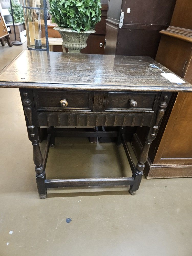 Antique Side Table We are located at 2811 East Bell road. Another Time Around Furniture.