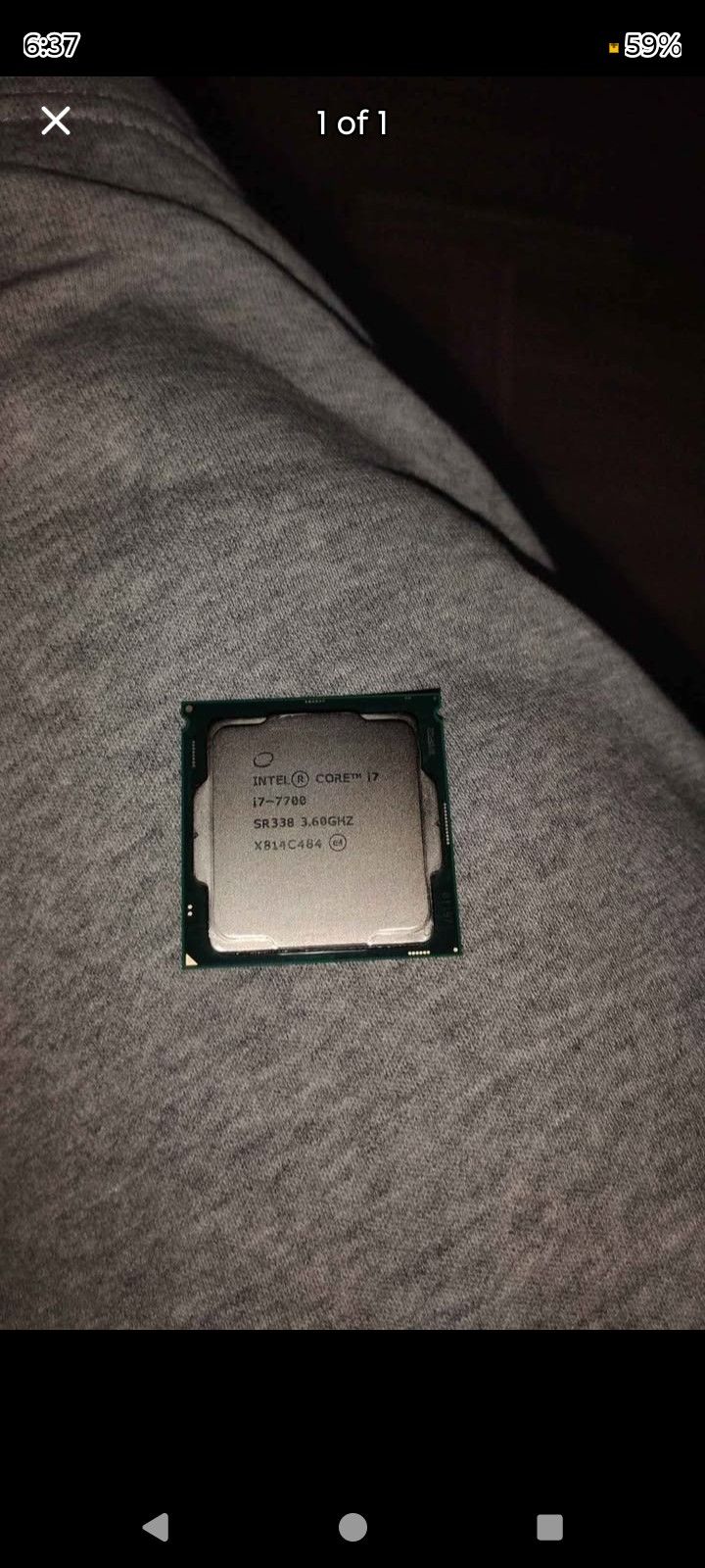 Intel Core I7 Processor