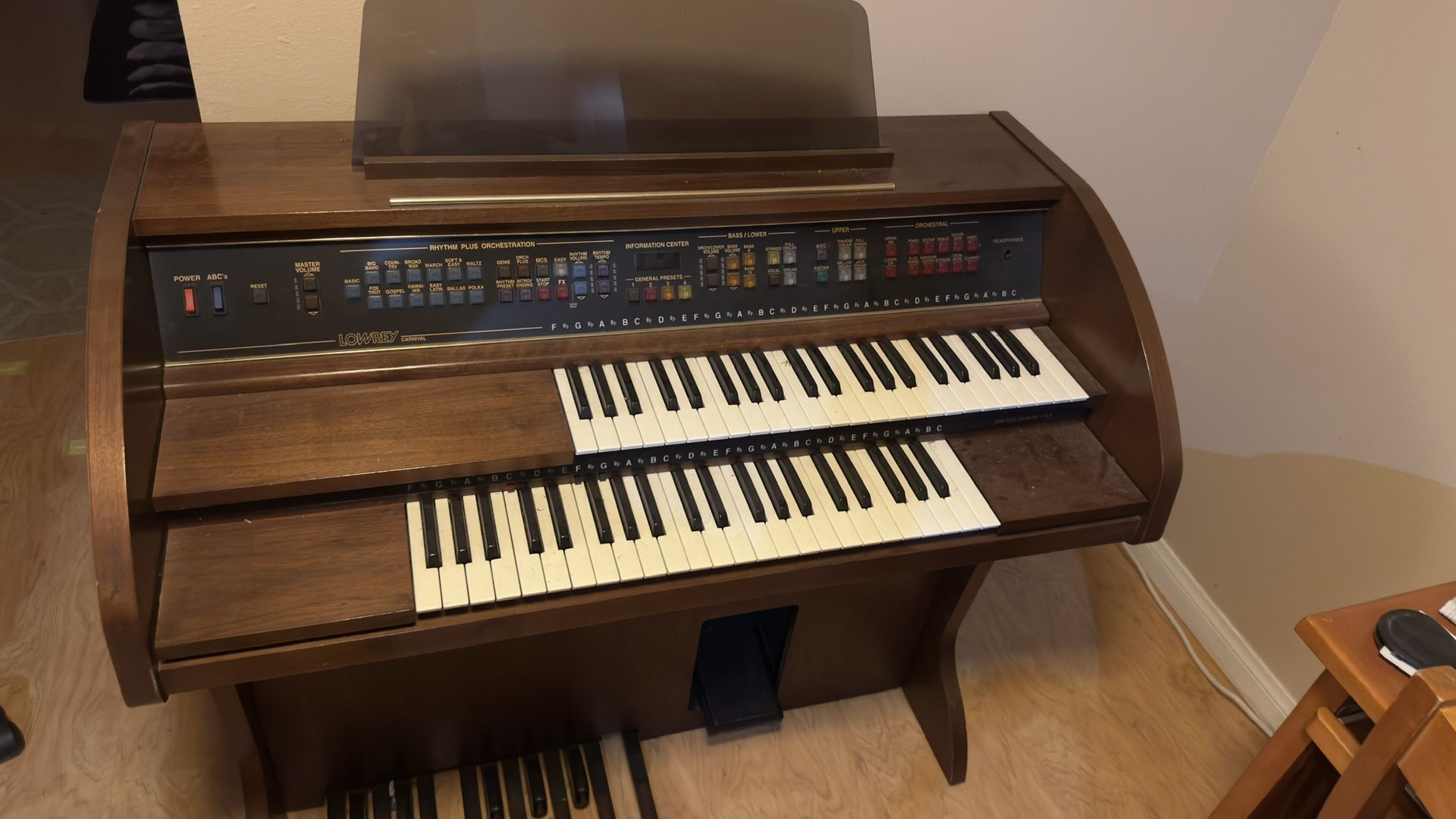 Electric Organ, Dual Level