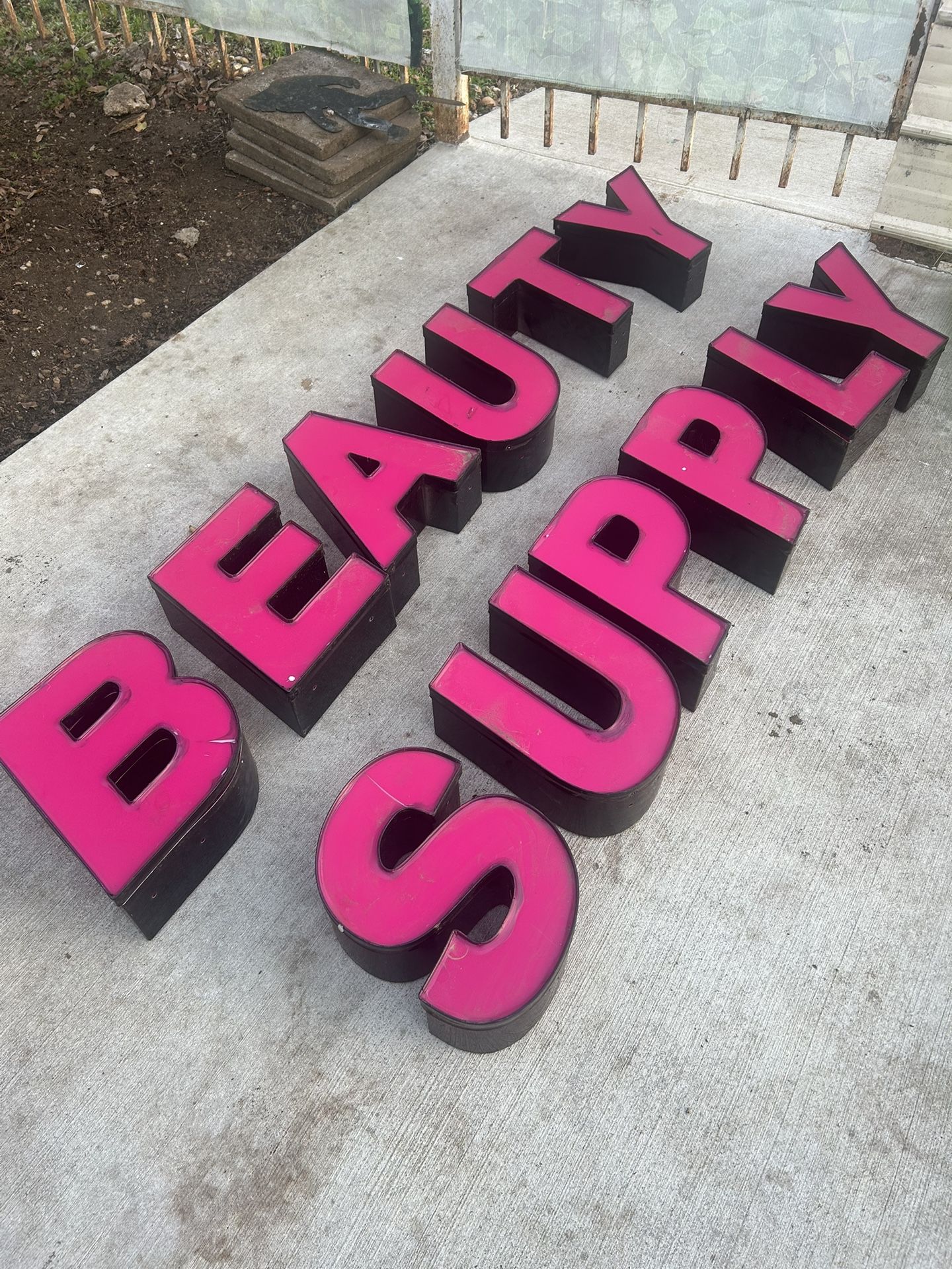 Beauty Supply Letters