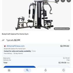 Bodycraft HOME GYM.  